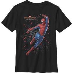 Marvel Boy's spider-man: far from home web shatter t-shirt