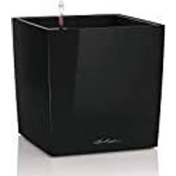 Lechuza Cube 50 All Inclusive Set Black High Gloss 50cm