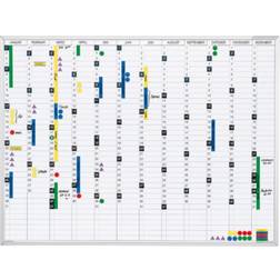 Magnetoplan 090961 Lavagna Per Planning Annuale 120x90cm