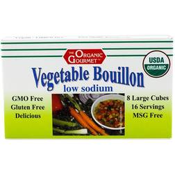 Gourmet Organic Bouillon Cubes Low Sodium Vegetable