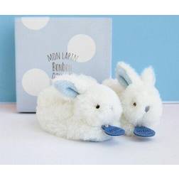 Doudou et Compagnie DC1308 Lapin Bonbon Häschen-Hausschuhe, Rosa