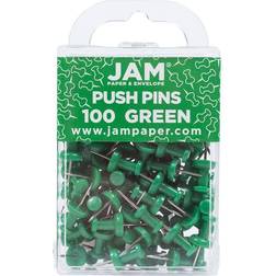 Jam Paper Colorful Standard Push Pins, 100ct.