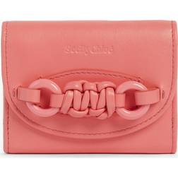 See by Chloé Pink Medium Saddie Wallet - 6N3 Sunset Pink