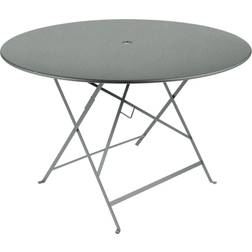 Fermob Bistro Klapptisch Ø117 cm Lapilligrau/Texturiert/H 74 cm / Ø 117 cm/UV-beständig