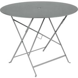 Fermob Bistro Klapptisch Ø96 cm Lapilligrau/Texturiert H 74 cm / Ø 96 cm/UV-beständig