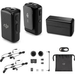 DJI Mic 2-Person Digital Wireless Microphone System/Recorder w/ Lavalier Mic