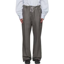 Maison Margiela Wool trousers gray