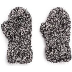 Muk Luks Women's Frosted Sherpa Mittens - Black