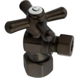 Kingston Brass Vintage Quarter Turn Valves 1/2" FIP X 3/8" O.D. Oil Rubbed Bronze