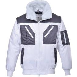 Portwest PJ20 Pilot Jacket 2 Tone - Black/Grey