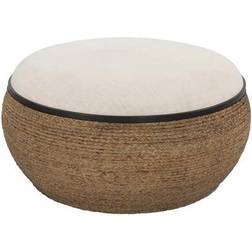 Uttermost Island Straw Foot Stool