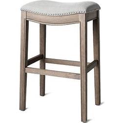 Maven Lane Adrien 31"H Seat Nailhead Trim Bar Stool