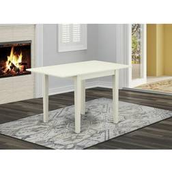 East West Furniture NDVE3-LWH-15 Dining Table