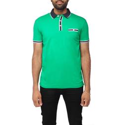 XRay Men's Tipped Polo Shirt - Kelly Green