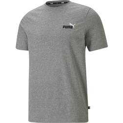 Puma Emblem Logo T-shirt - Medium Grey Heather