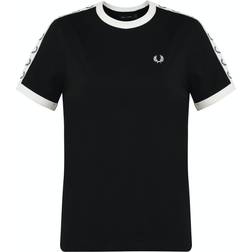 Fred Perry Taped Ringer T-shirt - Black