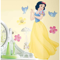 RoomMates Disney Snow White Peel & Stick Giant Wall Decal with Gems