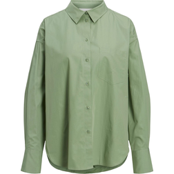 JJXX Jamie Relaxed Poplin Shirt - Green/Loden Frost