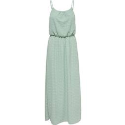 Only Printed Maxi Dress - Gray/Chinois Green