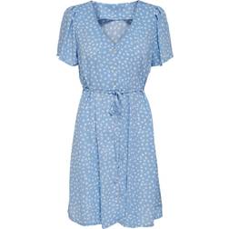 Only Sonja Life Short Dress - Light blue