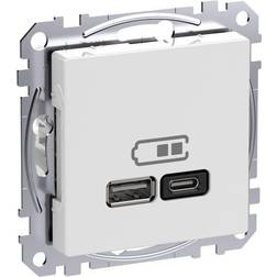 Schneider Electric Laddstation USB A C Exxact 45W