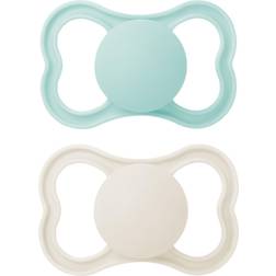 Mam Air Silikon Napp 2-pack 16-36 m, Neutral