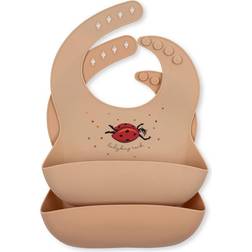 Konges Sløjd 2-Pack Bibs Ladybug One Size Pink