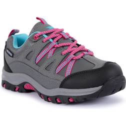 Trespass Kids Walking Shoes Waterproof Low Cut Gillon II Grey