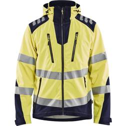 Blåkläder Hi-Vis Softshell Jacket - Hi-Vis Yellow/Navy Blue