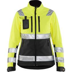 Blåkläder softshelljacka dam, Hi-vis Gul/Svart