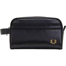 Fred Perry Sort toilettaske i PU-Black Black One Size