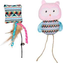 Companion Owl set with catnip 2pcs pack