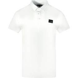 Cavalli Class Men's Patch Logo Polo Shirt - White