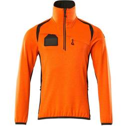 Mascot Fleecepullover Mit Kurzem Reißverschluss - Orange/Moosgrün