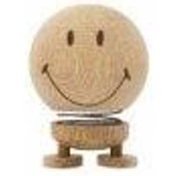 Hoptimist Smiley M Figure Raw Oak Figurine