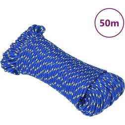 vidaXL Boat Rope Blue 4 mm 50 m Polypropylene