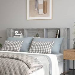 vidaXL Mueble Gris Sonoma 180x18.5x104.5 cm Cabecero