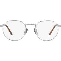 Ray-Ban Jack II Titanium Silber Fassung Klar Glas Polarisiert 51-20 Silber 51-20