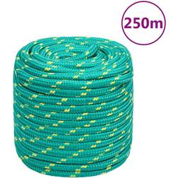 vidaXL Cuerda De Barco Polipropileno Verde 16 Mm 250 M