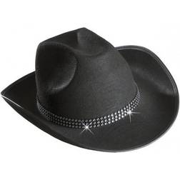 Widmann Cowboyhoed zwart met strass band