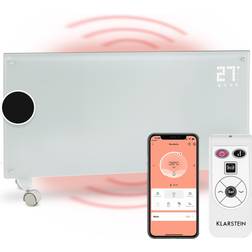 Klarstein Radiateur Electrique Mobile 2000W WiFi Écran LED Minuterie IP24