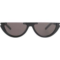 Saint Laurent Logo Round Half-Moon Acetate 001