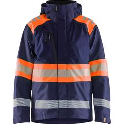 Blåkläder Hi-Vis Shell Jacket - Navy Blue/Orange