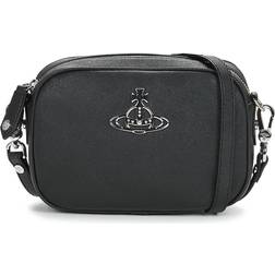 Vivienne Westwood Black Anna Messenger Bag N401 BLACK UNI