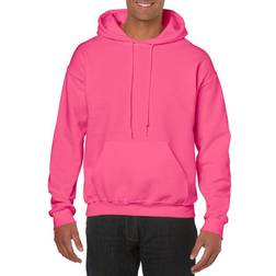 Gildan Men's Hooded Sweatshirt - Safety Pink