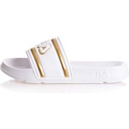 Fila Morro Bay Logo Slippers - Wit