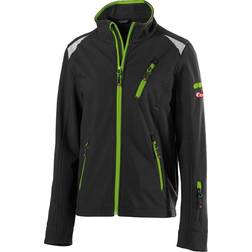 Fortis Kids Jacke 24 schw. limegreen Gr98-104