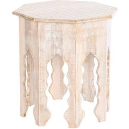 Dkd Home Decor Side 49 Brown White Mango Small Table