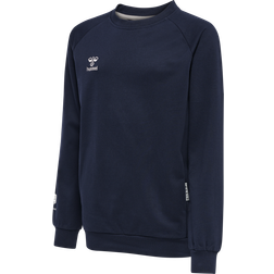 Hummel Kid's Move Grid Cotton Sweatshirt - Marine (214912-7026)