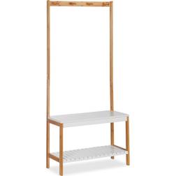 Relaxdays Coralie Brown Clothes Rack 70.5x150cm